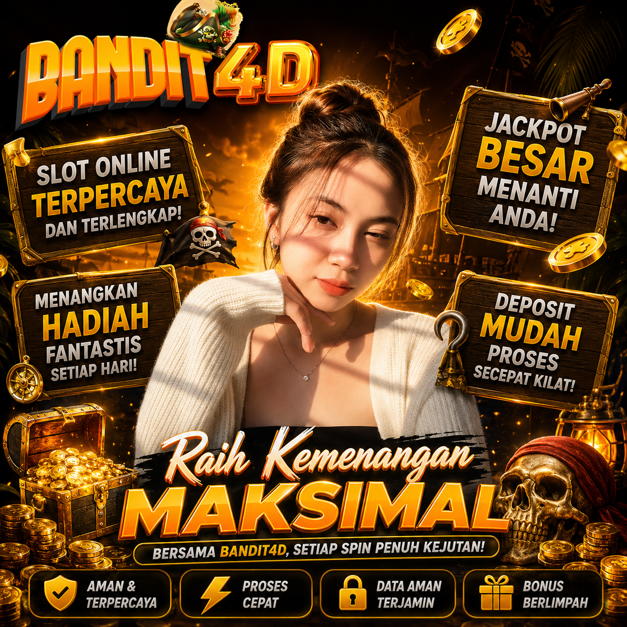 BANDIT4D Front Black 